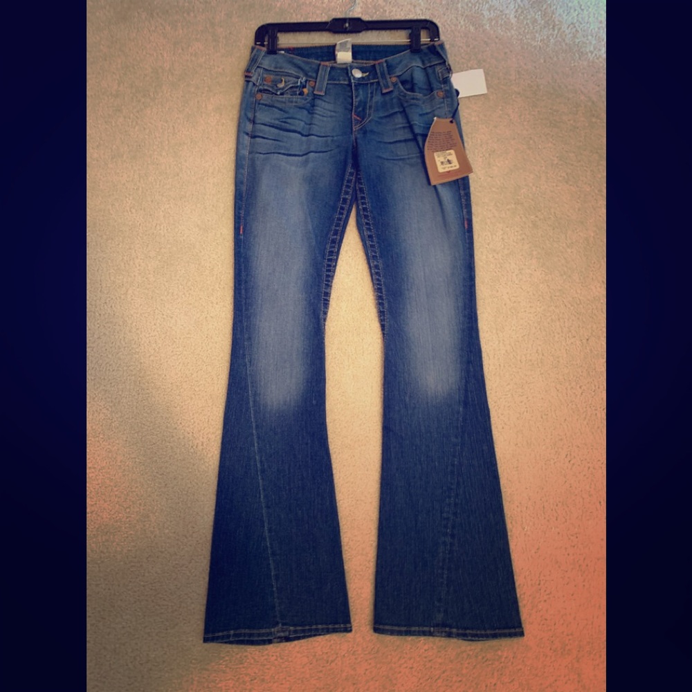 NWT True Religion Joey Flare Jean sz 27